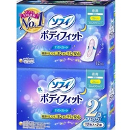 unicharm Sophie Body Fit 夜間護墊 (12 片 x 2)