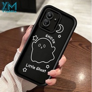 YiaMia เคสโทรศัพท์ผีน้อยน่ารักตลกสำหรับ Redmi 13C 12 12C 11A 9A 9T 9C 10 10C A1 A2 Xiaomi POCO C55 POCO C65 POCO X3 POCO X3 NFC POCO M3 POCO M2ป้องกันเต็มตัวกันกระแทก-เคสยางนิ่ม TPU ตก