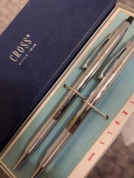 Cross set ball pen &amp; mechanical pencil原子筆鉛芯筆