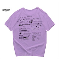 Barker 7 HANDWRITING TSHIRT Men's T-Shirt Men's T-Shirt Distro T-Shirt Cool T-Shirt Oblong