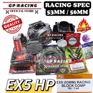 Package Ex5 Racing spec 53mm 56mm Head Block, Cdi NO CUT racing EX5 high power "GP RACING"