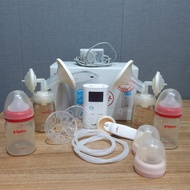 Spectra BREAST PUMP 9+PRELOVED BREAST PUMP PLUS NINE FREE PIGEON Bottle