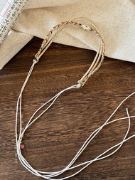 Thắt Lưng Dệt Thủ Công Phong Cách Bohemian Cho Phụ Nữ Quần Áo Mùa Hè 2025 Thắt Lưng Thắt Eo Dây Thắt