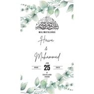 Digital Wedding Card / Kad Kahwin Digital / E-Card Wedding ( 3 PAGES )