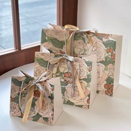 Thick Quality Cute Paper Bag Gift Bag Paper Bag Kawaii Patter Christmas Birthday Gift Bag Giveaway