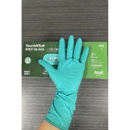 Ansell  TouchNTuff®92-605 (50 pairs) Powder free thickened and extended anti-static green nitrile ch
