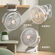 靜音桌面風扇💯靜音新款USB電風扇小型臥室學生宿舍黨床上懸掛夾扇