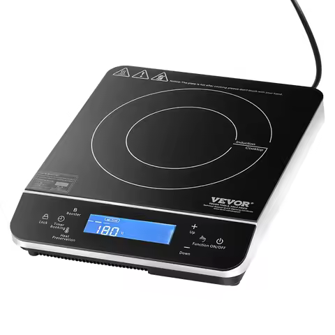 SucceBuy Portable Induction Cooktop Electric Induction Burner with 9 Temperature Settings, Counterto