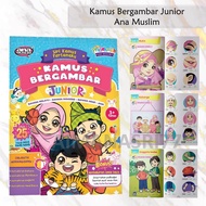 Kamus Bergambar Junior Siri Kamus Pertamaku Dari Ana Muslim / BM BI Bahasa Arab Jawi /Latihan Awal Baca/Kamus Ana Muslim