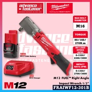 Milwaukee FRAIWF12-301B / FRAIWF12-0 M12 FUEL™ Right Angle Impact Wrench 1/2”