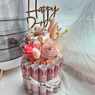 有錢花蛋糕 鈔票蛋糕 祝賀蛋糕 紙鈔蛋糕 生日蛋糕 永生花