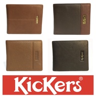 Kickers Men Leather Bifold Short Wallet Purse Unisex For Men