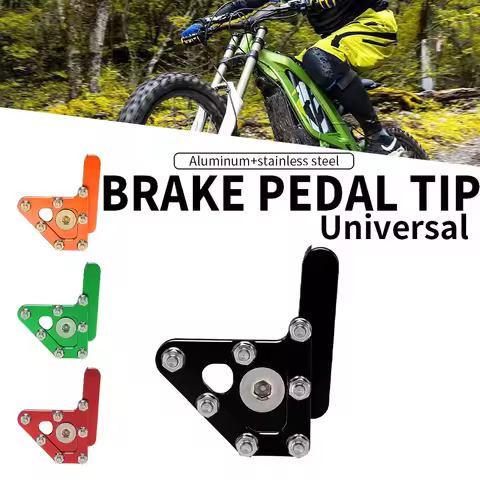 Universal Rear Foot Brake Head Electric Dirt Bike Brake Pedal Lever For KTM Yamaha YZ250F WR250F KAW