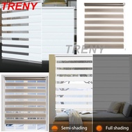TRENY OEM Horizontal Window Shade Blind Zebra Dual Roller Blinds Day and Night Blinds Curtains