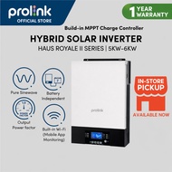 Prolink Haus Royale II Series - 5KVA/5000W Hybrid Off-Grid Solar Inverter Pure Sine Wave SOL-HAUSROY