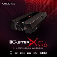 CREATIVE Sound BlasterX G6 7.1 HD External Console Gaming DAC Amp with Xamp Discrete Headphone Bi-Am