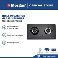 Morgan Built-In Hob Glass 2 Burner Gas Stove MBH-SD625 Optiflex