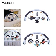 [YWJLQH] Stroller Arch Toy Activity Toy Soft Crib Accessories Portable Travel Activity Arch for Boun