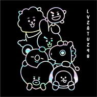 BTS Army Hologram Stickers, BTS21 series stickers for Laptops, Refrigerators, Drinking Places, Glass