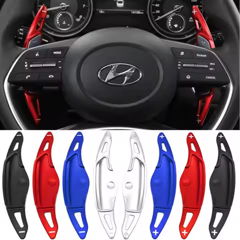 Steering Wheel Shifter Paddle Extension For Hyundai 2022 Sonata N Line Tucson Elite NX4 Creta Santa 