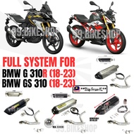BMW G310R GS310 G310 R GS 310 2018 2019 2020 2021 2022 2023 EKZOS Manifold Full System Exhaust Muffl