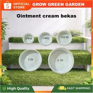 1PCS ointment boxes /bekas krim/1/8oz/1/4oz/1/2oz/3/4oz/1oz/2oz Cream Container Plastic Box Sample/