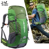 Ready Stock JETBOLT 55L Large Capacity Sports Outdoor Mountaineering Bags, Hiking Backpack, Leisure 