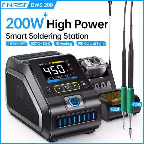 FNIRSI DWS-200 200Вт паяльная станция, F210/F245, для ремонта электроники