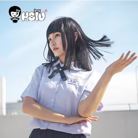 Nanno cosplay wig Girl from Nowhere cosplay HSIU Black short hair+Free Brand wig Cap