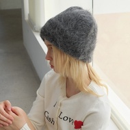 78% Alpaca Alpaca Alpaca Alpaca Solid Color Warm Furry Knitted Wool Hat Women Autumn Winter Cold Hat