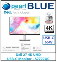 [NEW BATCH] Dell 27 4K UHD USB-C Monitor - S2722QC
