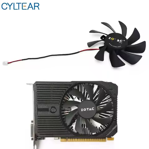 85mm T129215SH GFY09010E12SPA 2Pin 0.3A Cooling Fan For Zotac GTX 1050 GeForce GTX 1050 Ti Mini 4GB 