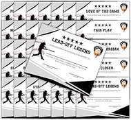 Baseball T-ball Team Achievement Awards 35pk Unique 8.5x11โ MVP Certificates of Participation Sports