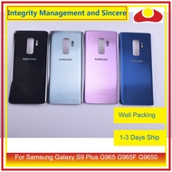 For Samsung Galaxy S9 Plus G965 G965F G9650 SM-G965F Housing Battery Door Rear Back Glass Cover Case