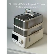 🇲🇾【Spot Priority Delivery】ALLDAY 【升级】1800W 多功能电蒸锅｜十大功能｜不锈钢双层电蒸锅 / ALLDAY 1800W  Stainless Steel Mult
