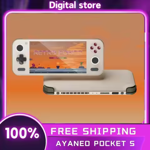 Ayaneo Pocket S G3xgen2 Handheld Gaming Console Snapdragon 6-Inch Borderless Screen 2k Mirror Screen