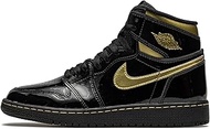 Youth Air 1 Retro High Og Gs Black Metallic Gold 575441 032 - Size 4.5Y