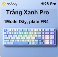 Bàn phím cơ nhôm full size LEOBOG Hi98 Pro Mạch Xuôi RGB Plate FR4 hotswap 5 pin 98%