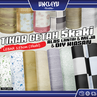 Tikar Getah 5 Kaki Alas Lantai & Meja/DIY-Hiasan/Lebar 153cm(5kaki)/0.40mm PVC Flooring Terbal/TG5-0