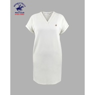 Beverly Hills Polo Club Women’s Cotton Spandex Dress in Ecru KD5011-KEENA
