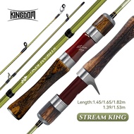 Kingdom NEW STREAM KING Carbon Spinning Casting Fishing Rods Carbon 1.39m 1.53m 1.45m 1.65m 1.82m UL