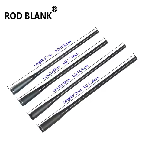 Rod Blank 32-37cm Carbon Fiber Grip Id 8mm 10.8mm 12.4mm Fishing Rod Handle Rod Building Components