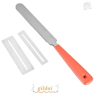 GILDAI ​Fret Crowning File​, Fret Maintenance​ ​Guitar File Tool​ Guitar Fret File, ​Stainless Steel