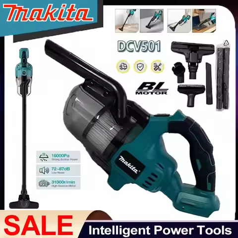 Makita DCV501 Cordless Handheld Vacuum Cleaner Portable Brushless Vehicle Mounted Floor Household Po