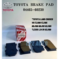 LEXUS LX470 UZJ100 Toyota Land Cruiser V8 FZJ105 HDJ100 HDJ101 HZJ105 Front Brake Pad (Genuine) 0446