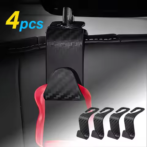4Pcs Car Seat Headrest Hook for Tesla Model 3 Y Mercedes Benz A B C E GLA GLB GLC Class W204 W205 W2