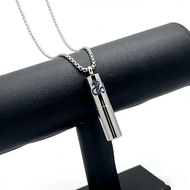 2026 Zodiac Men Non-Fade Titanium Steel Zodiac Elements Couple Necklace Can Exude Fragrance 3.30