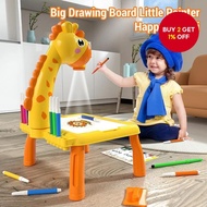 LED Art Drawing Table For Kids Projector Painting Desk Educational Toy Set Gift Birthday