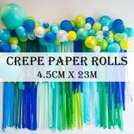 [SG] 23m Crepe Paper Party Streamer/ crepe paper roll