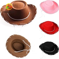 MUNDAUN Cowboy Hat, Cowboy Accessory Cosplay Costume Cowgirl Hat, Fashion Prop Dress-up Performance 